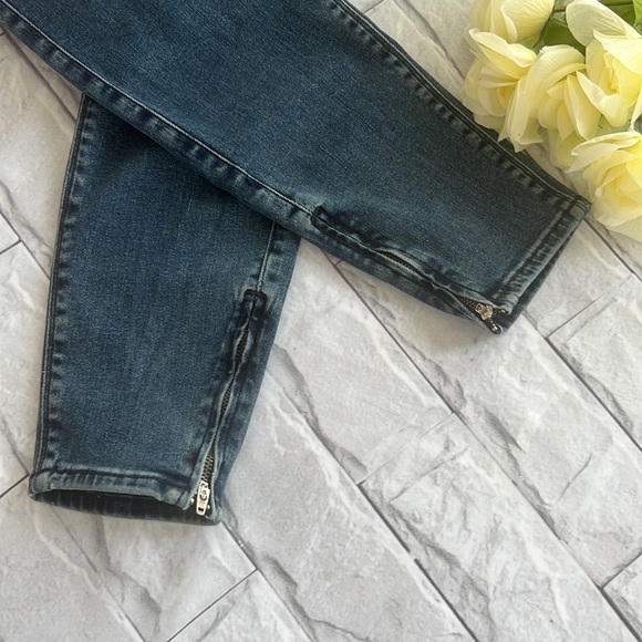 Black Orchid Los Angeles skinny zipper ankle jeans size 28 - Picture 8 of 10